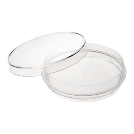 Celltreat Scientific Products CELLTREAT 100x20mm Tissue Culture Treated Dish w/Grip Ring, Sterile, Clear, Polystyrene, 300PK 229620